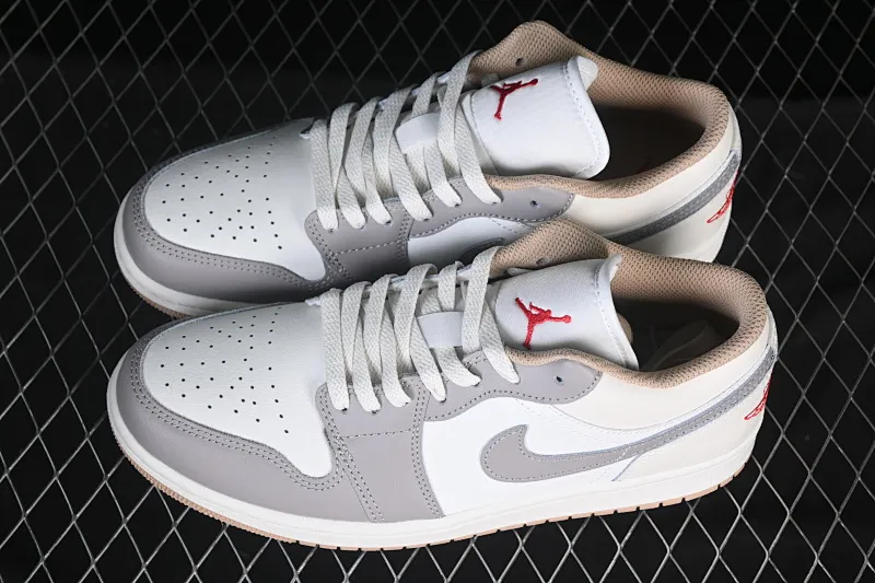 All categories Air Jordan Jordan series basketball shoes Air Jordan 1 Low G version pure original Air Jordan 1 Low AJ1 Joe 1 meter gray low-top retro culture basketball shoes 553558-169